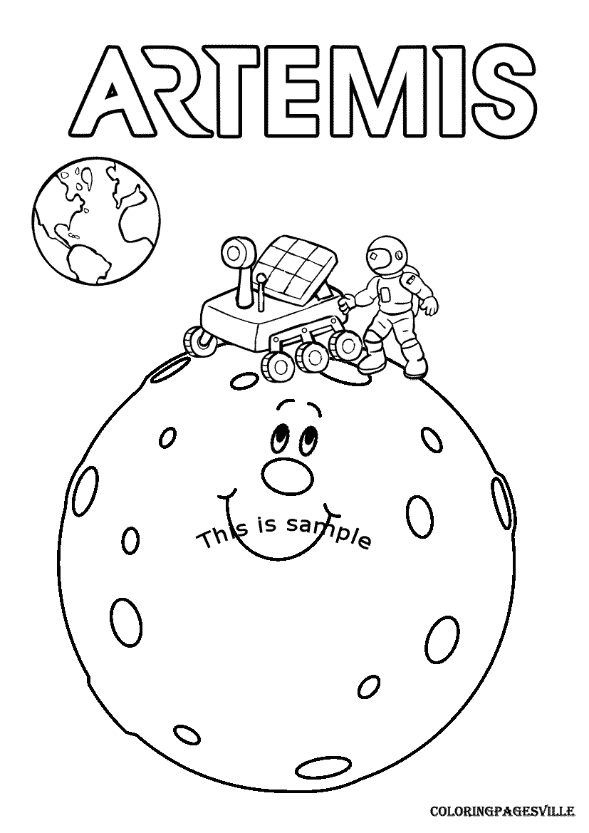 Artemis Coloring Pages