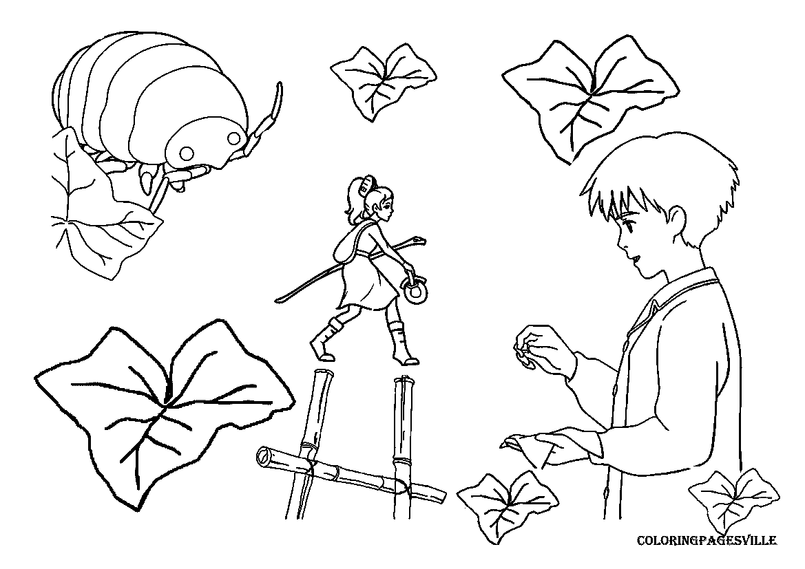 Arrietty coloring pages