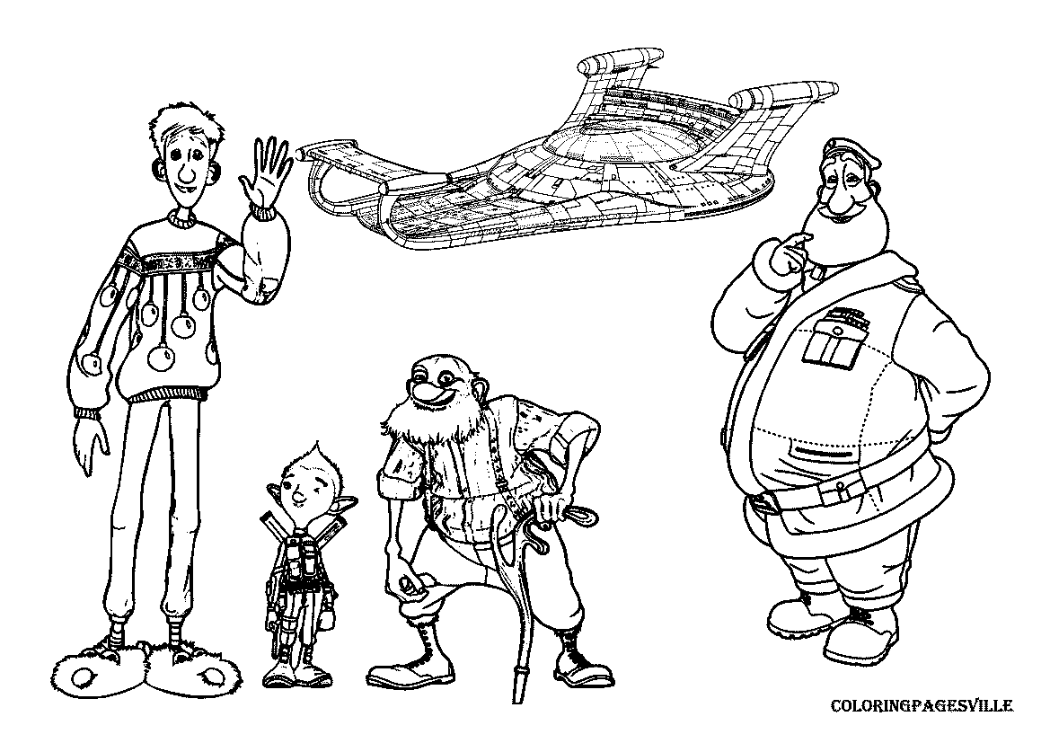 Arthur Christmas coloring pages