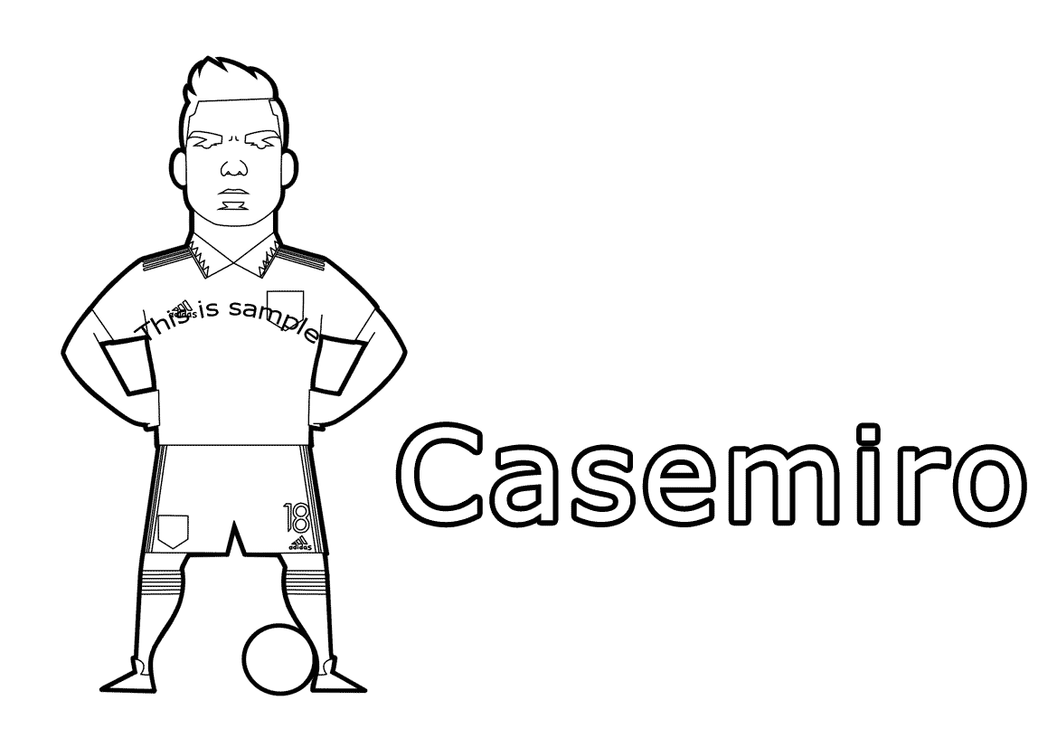 Casemiro Coloring Pages