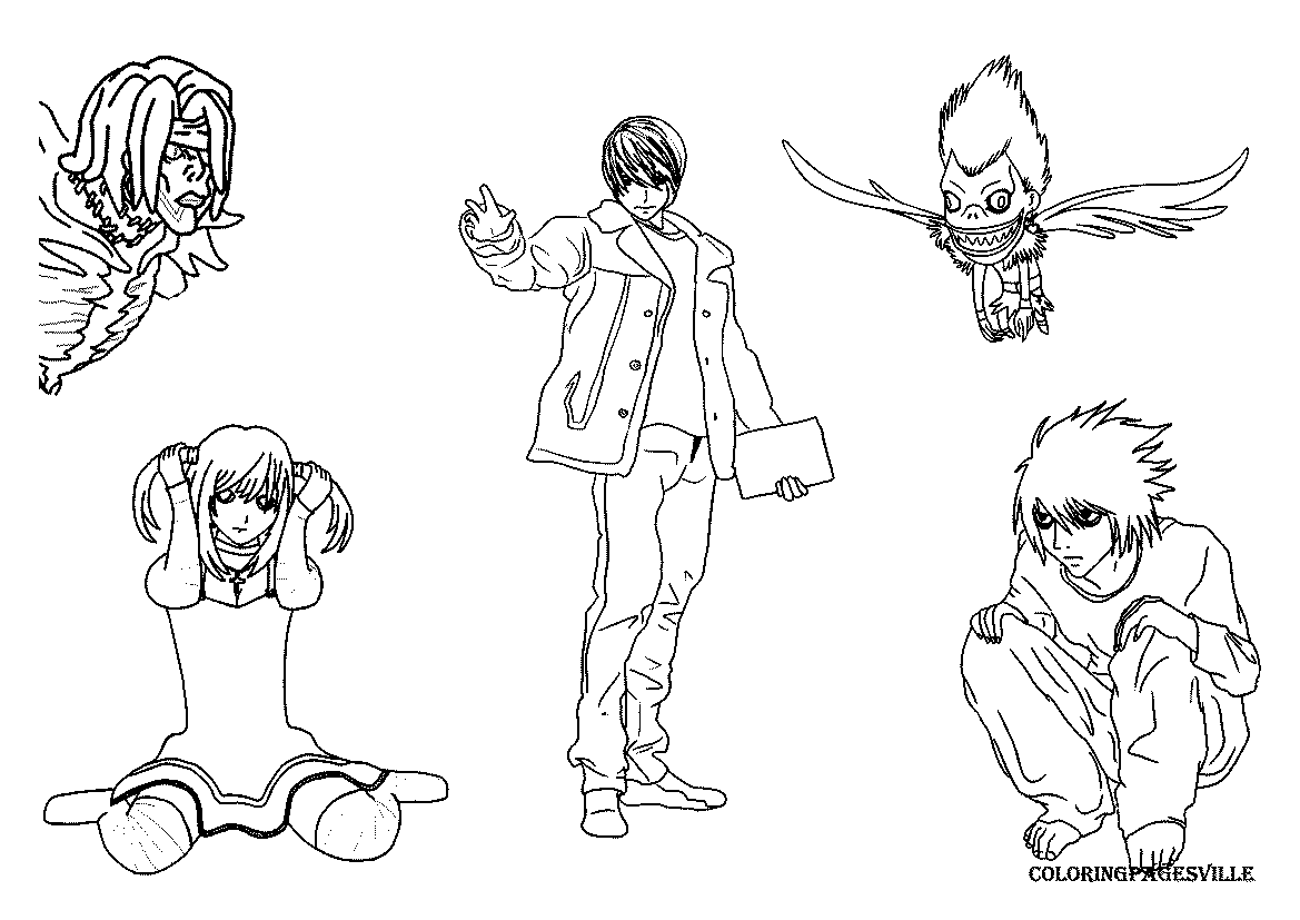 Death Note coloring pages