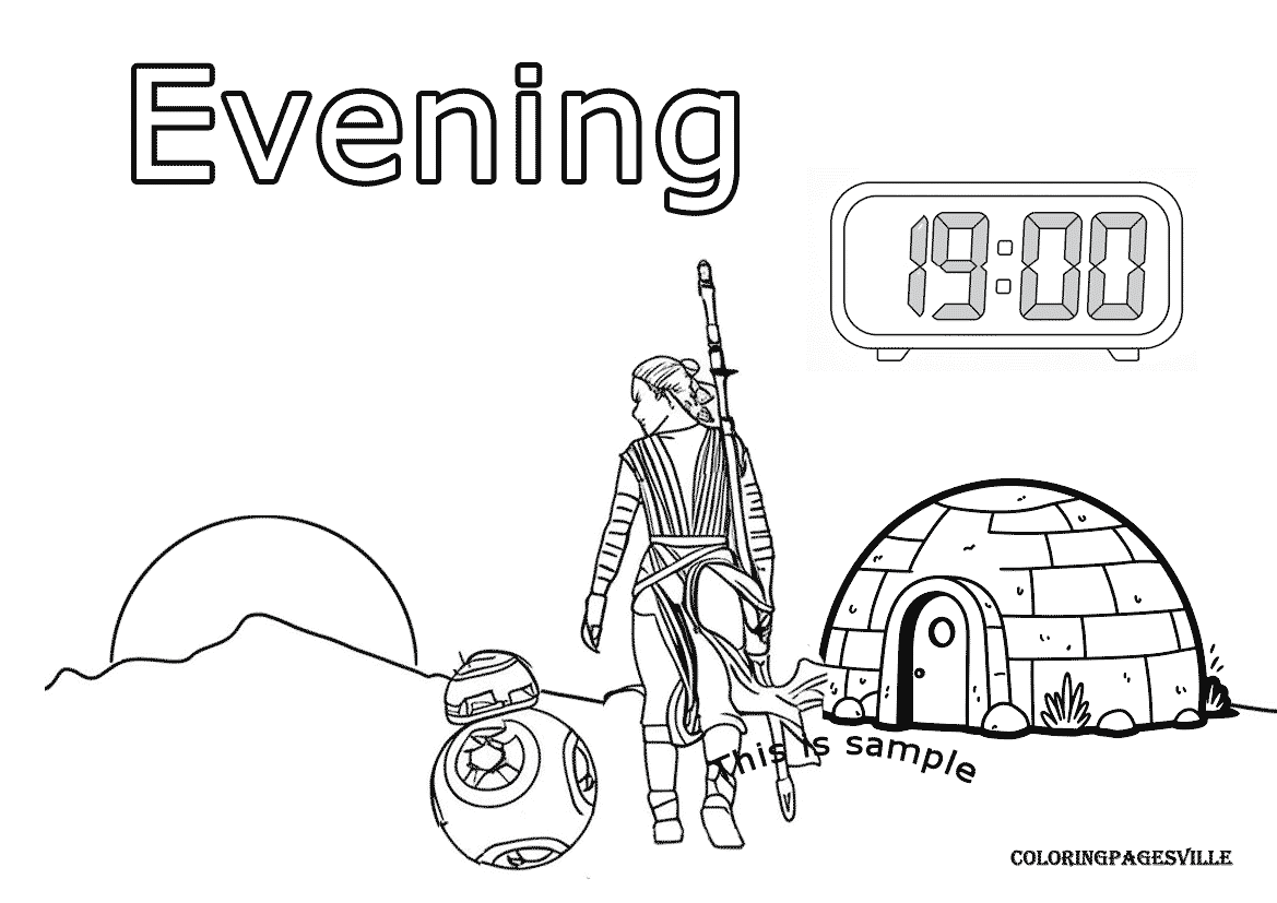 Evening (Rey and BB8)