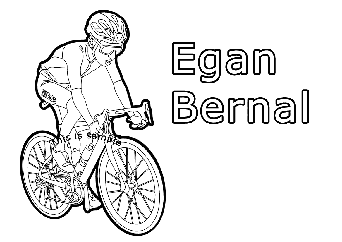 Egan Bernal Coloring Pages