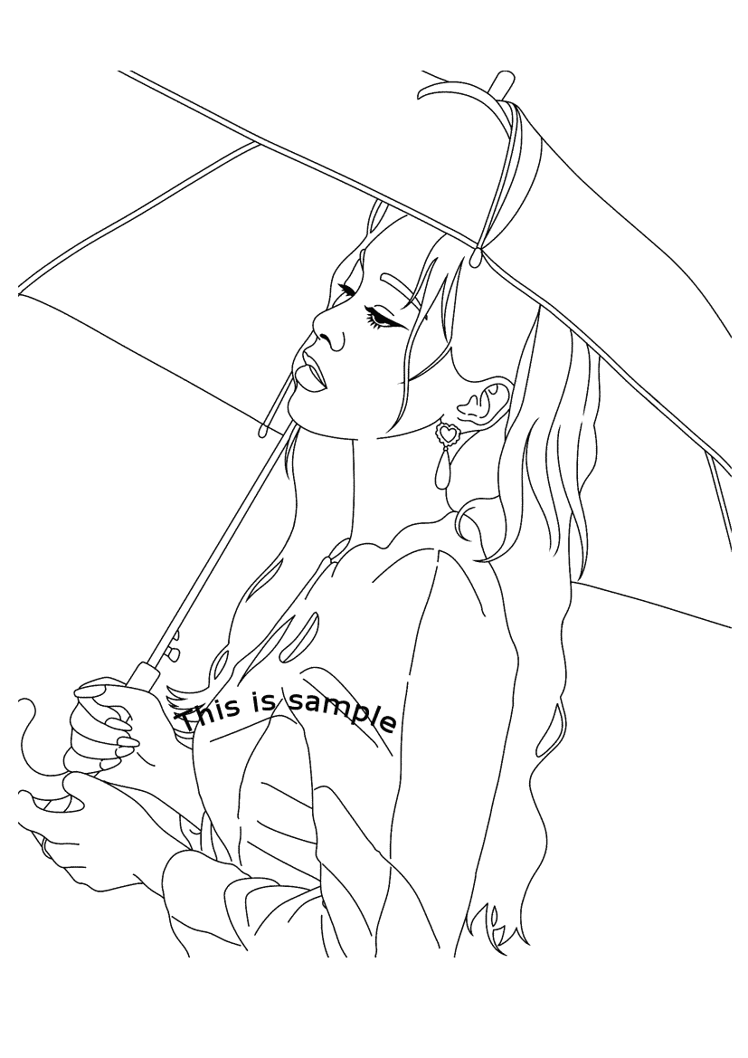 Gahyeon Coloring Pages