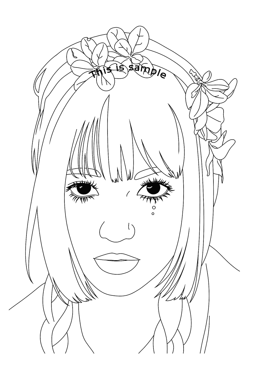 6 NewJeans Coloring Pages 6 NewJeans Coloring Pages