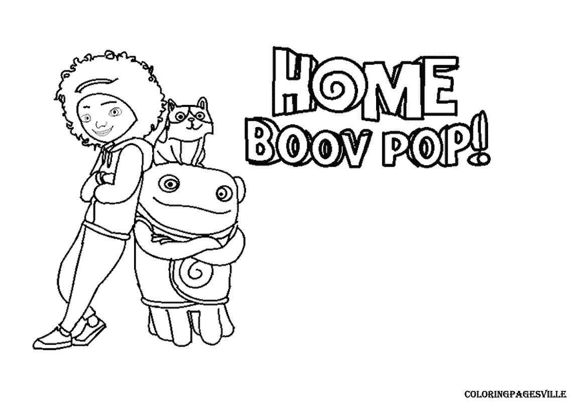 Home Coloring Pages