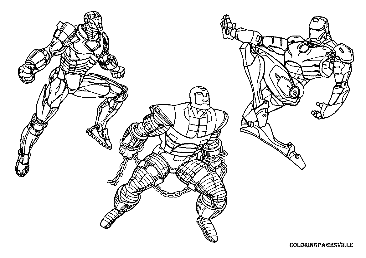 Iron Man coloring pages