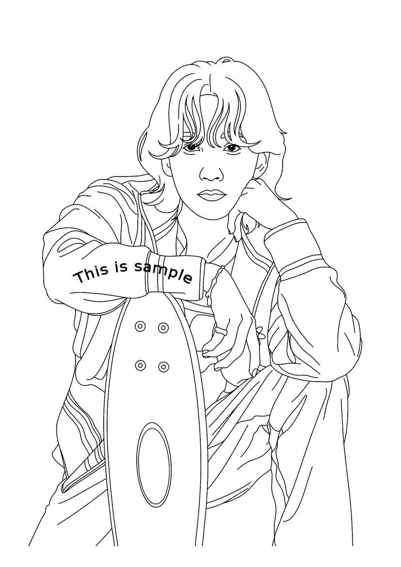 Jeonghan Coloring Pages