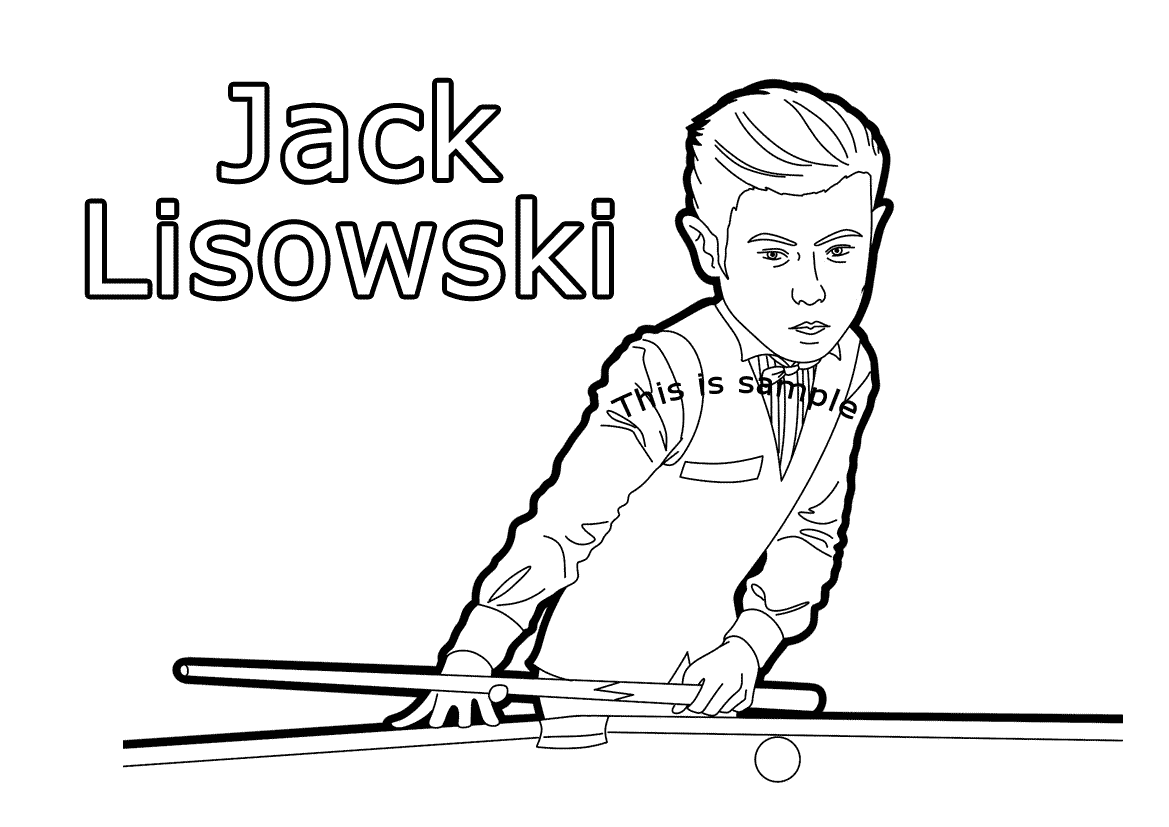 Jack Lisowski Coloring Pages