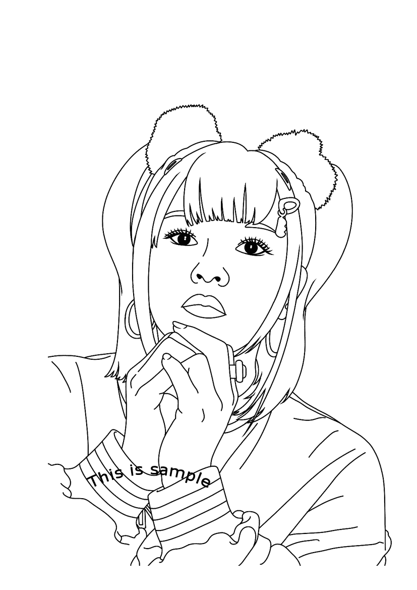 Jeongyeon Coloring Pages