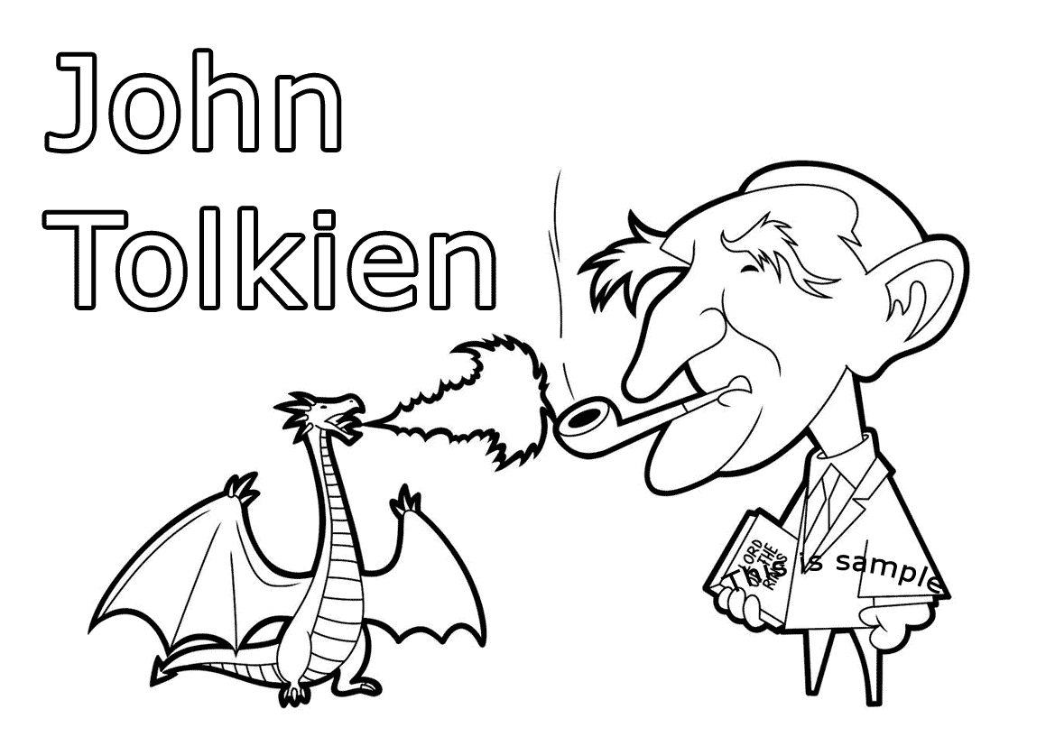 John Tolkien Coloring Pages