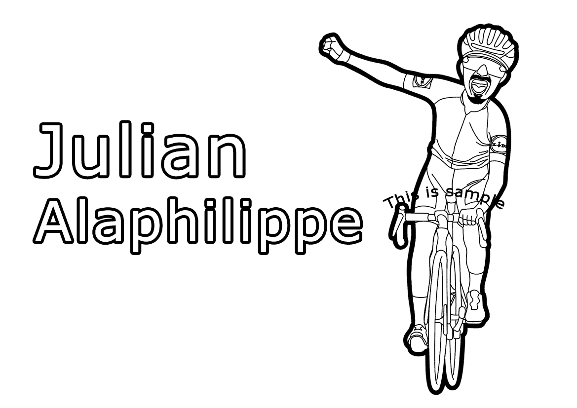 Julian Alaphilippe Coloring Pages