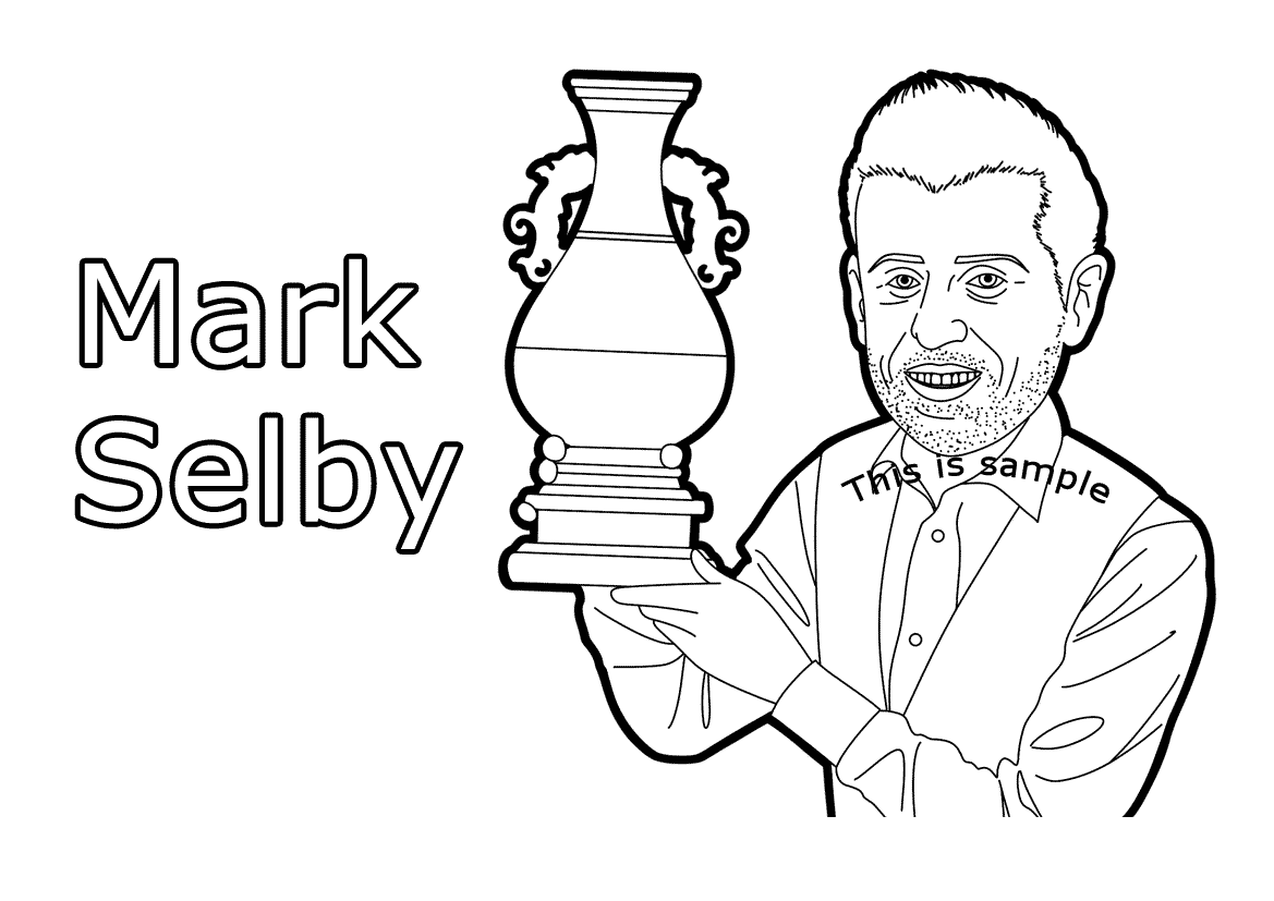 Mark Selby Coloring Pages