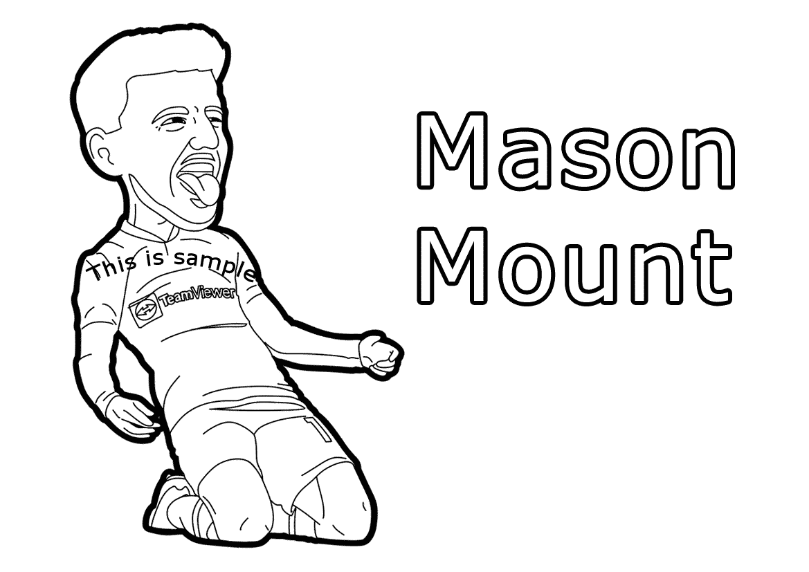 Mason Mount Coloring Pages
