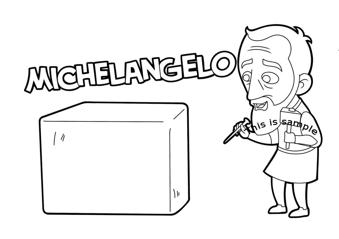 Michelangelo Coloring Pages