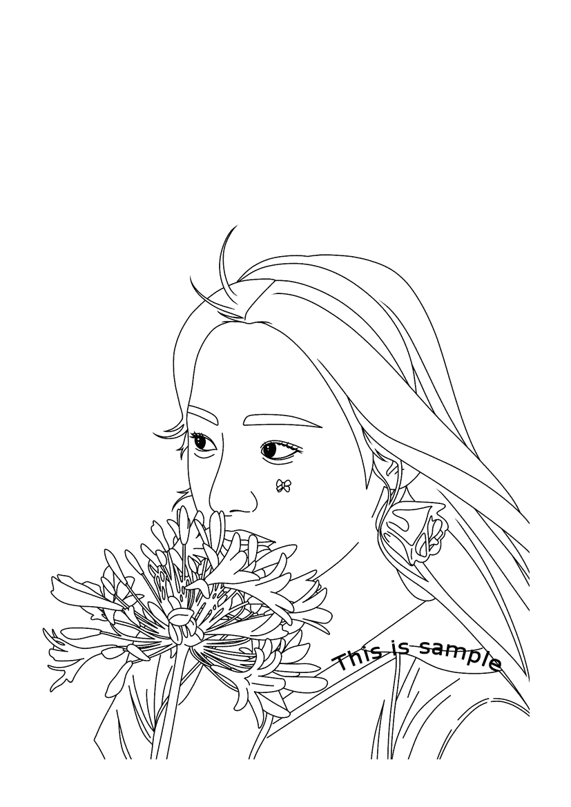 Minji Coloring Pages