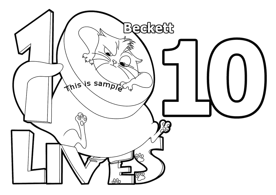 10 - Lives (Beckett) Coloring Pages