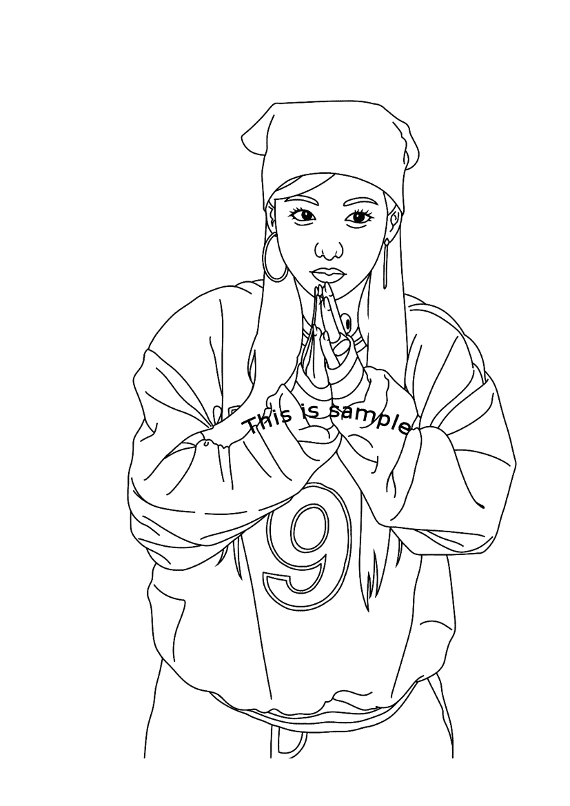 Nayeon Coloring Pages