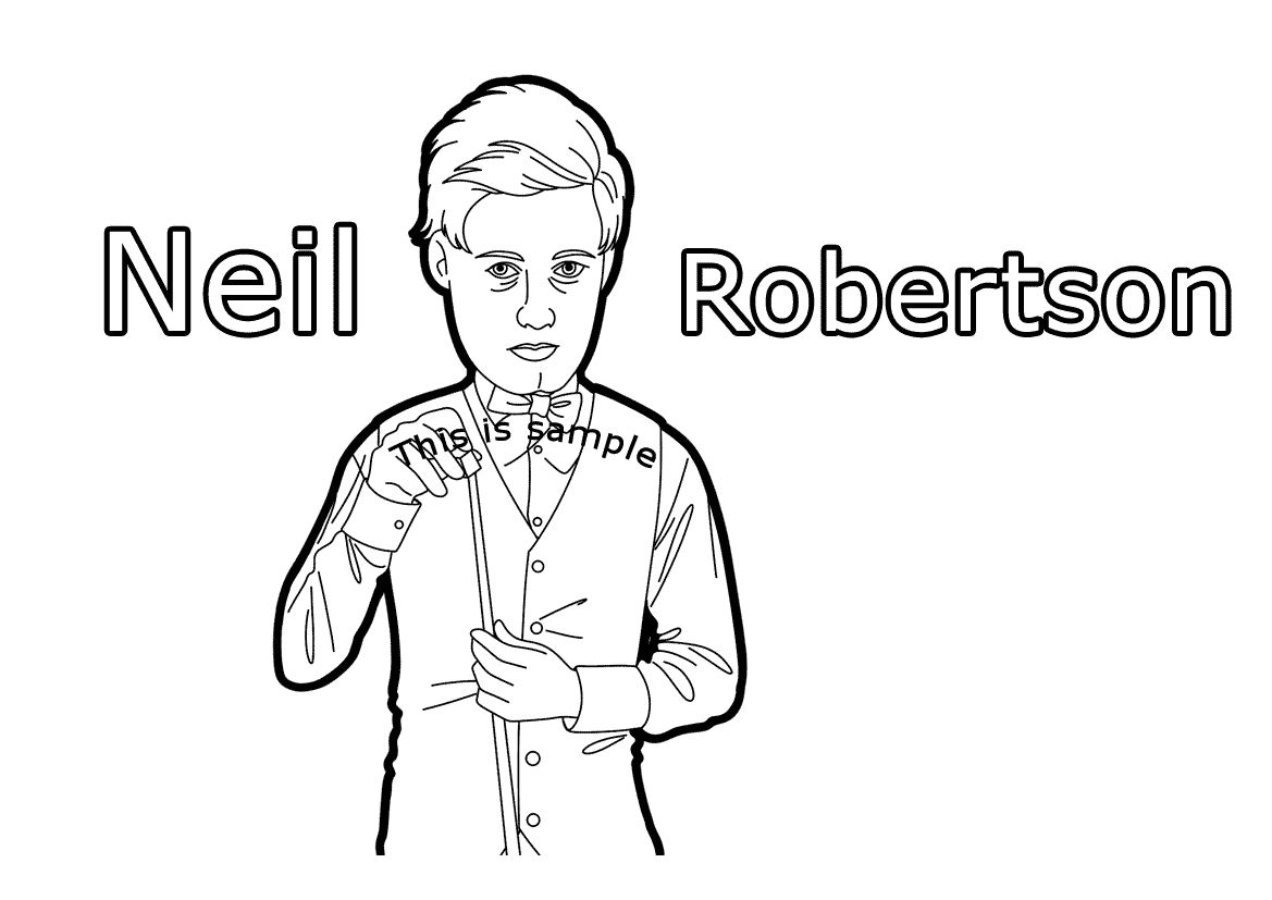 Neil Robertson Coloring Pages