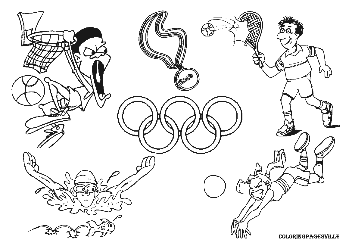 Olympic Games coloring pages