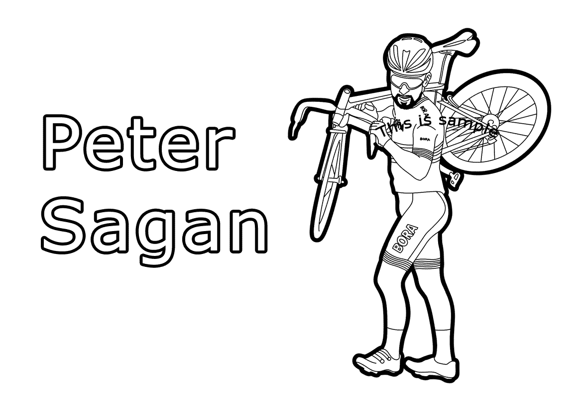 Peter Sagan Coloring Pages