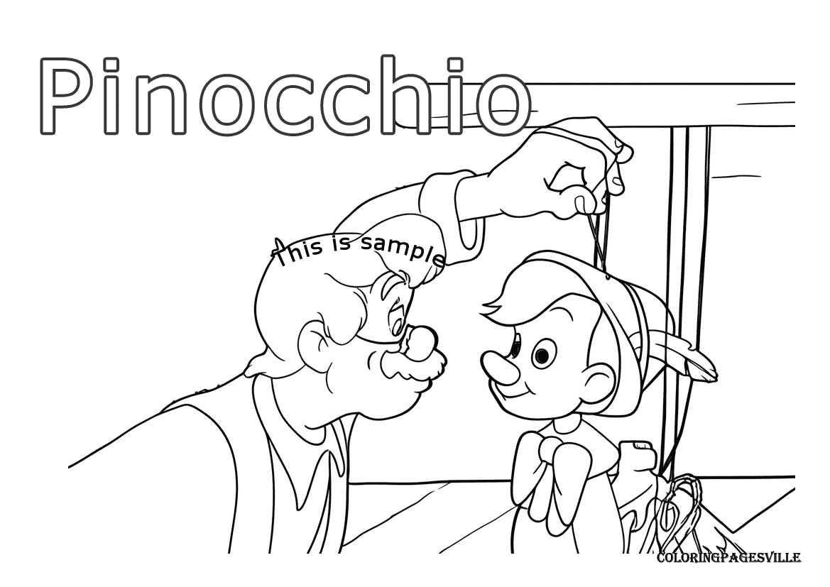 Pinocchio Coloring Pages
