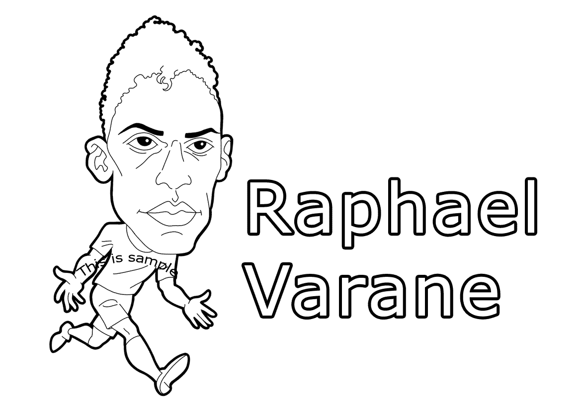 Raphael Varane Coloring Pages