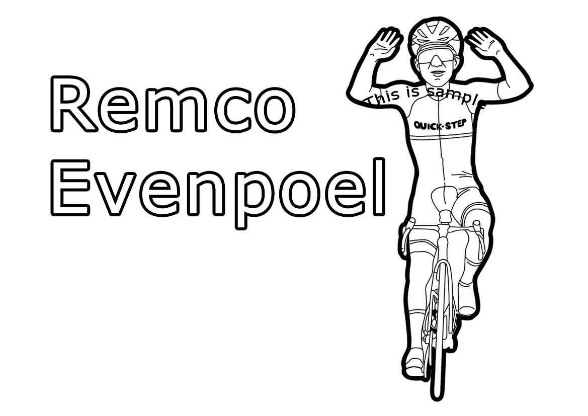 Remco Evenepoel Coloring Pages