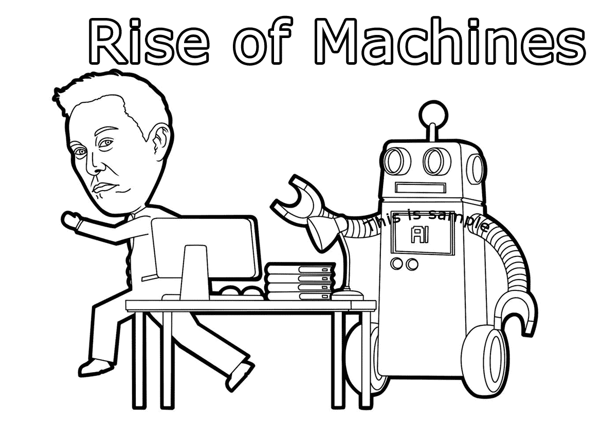 Rise of Machines Coloring Pages