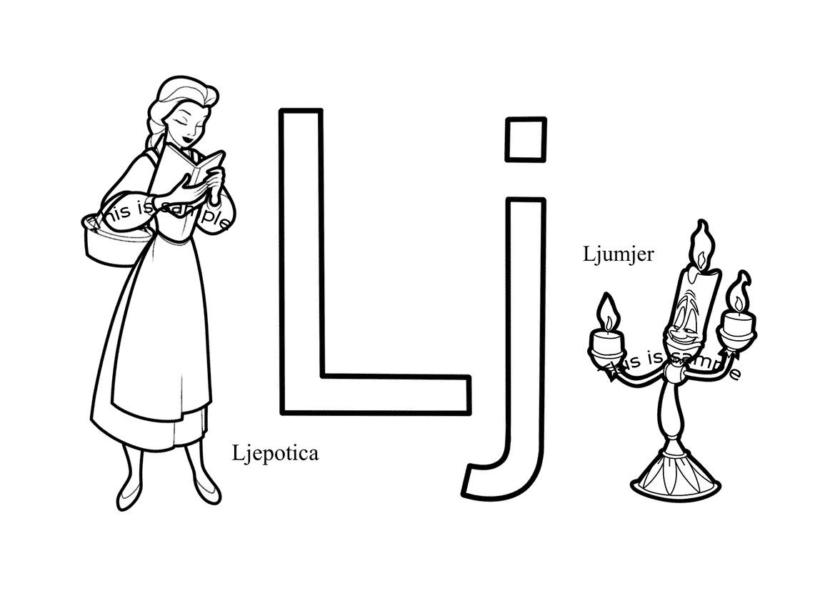 Slovo Lj: Ljepotica i Ljumjer Bojanke