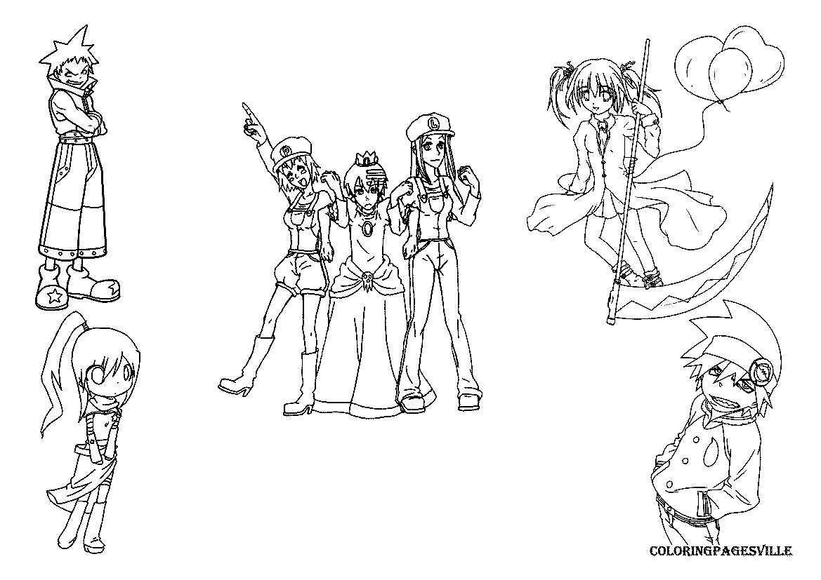 Soul Eater coloring pages
