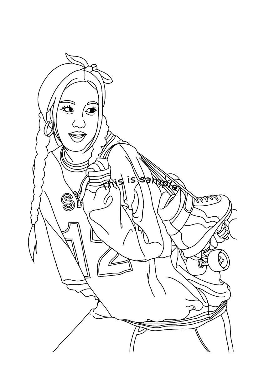 Sana Coloring Pages