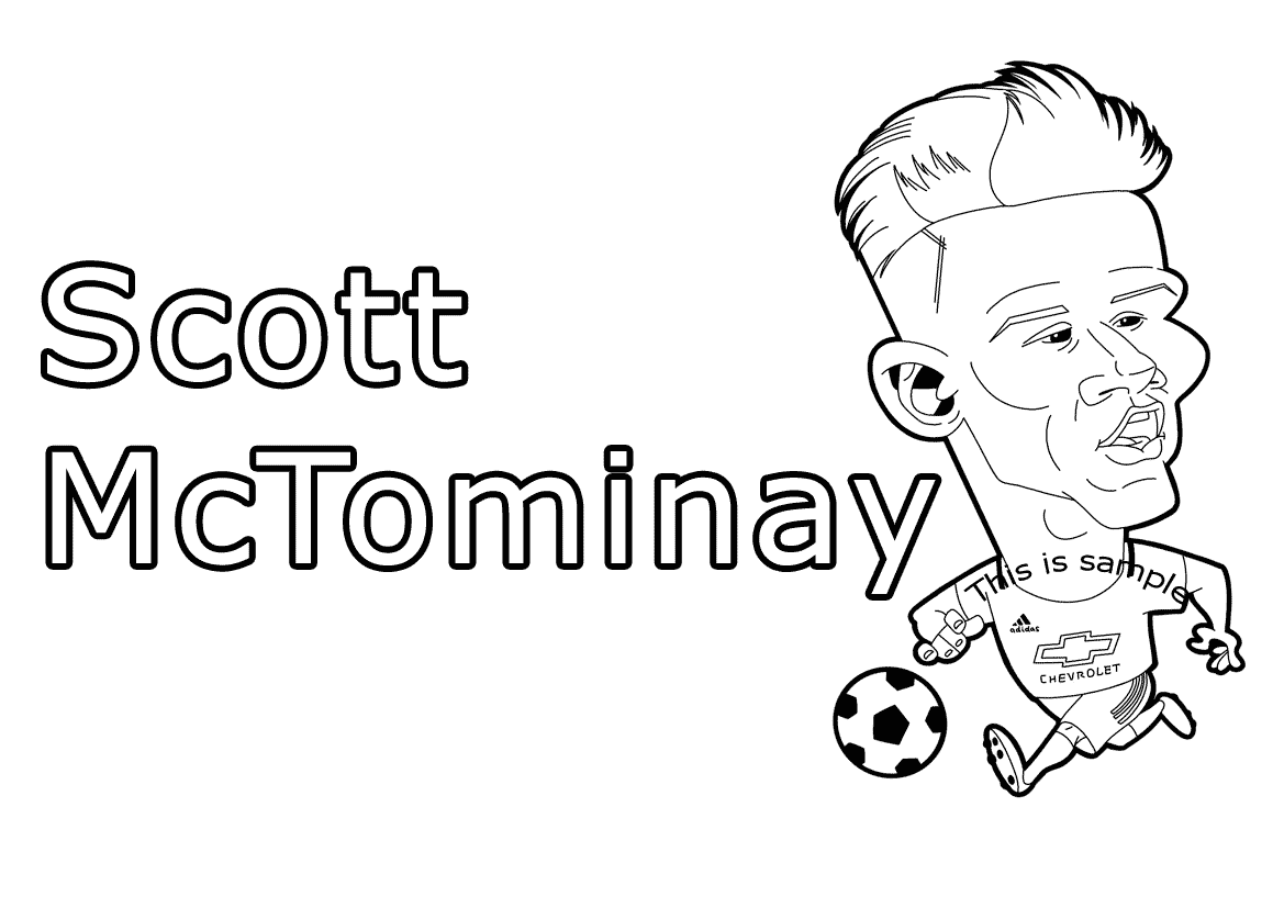 Scott McTominay Coloring Pages