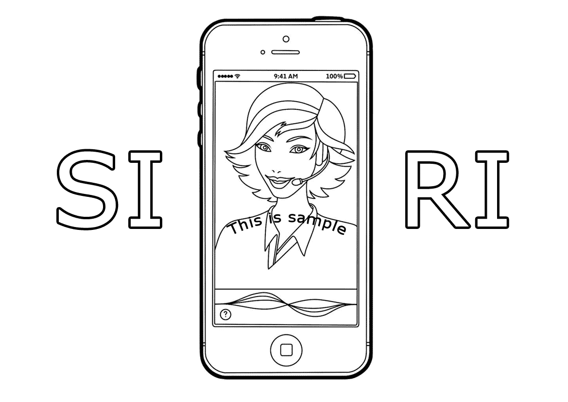 Siri Coloring Pages