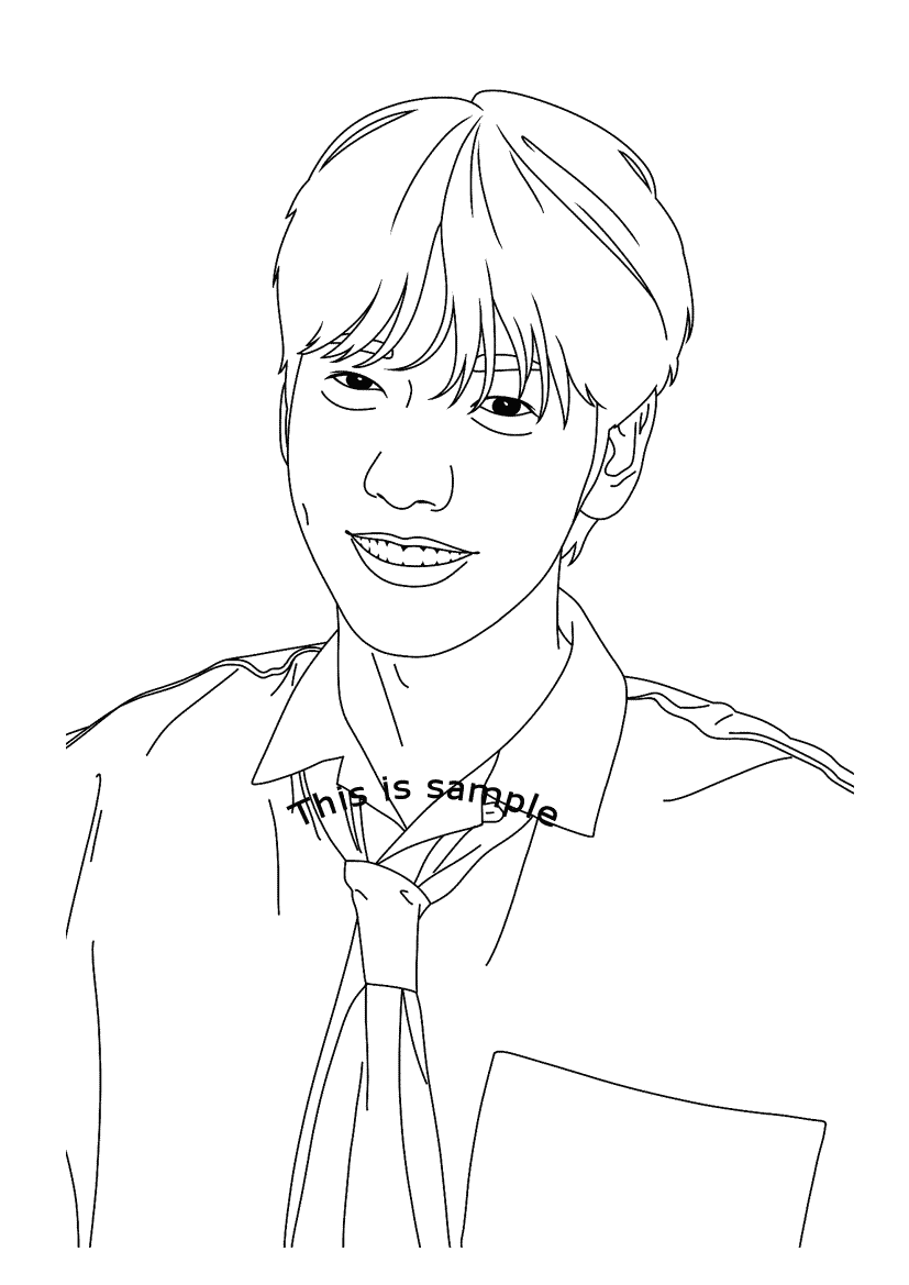 Soobin Coloring Pages
