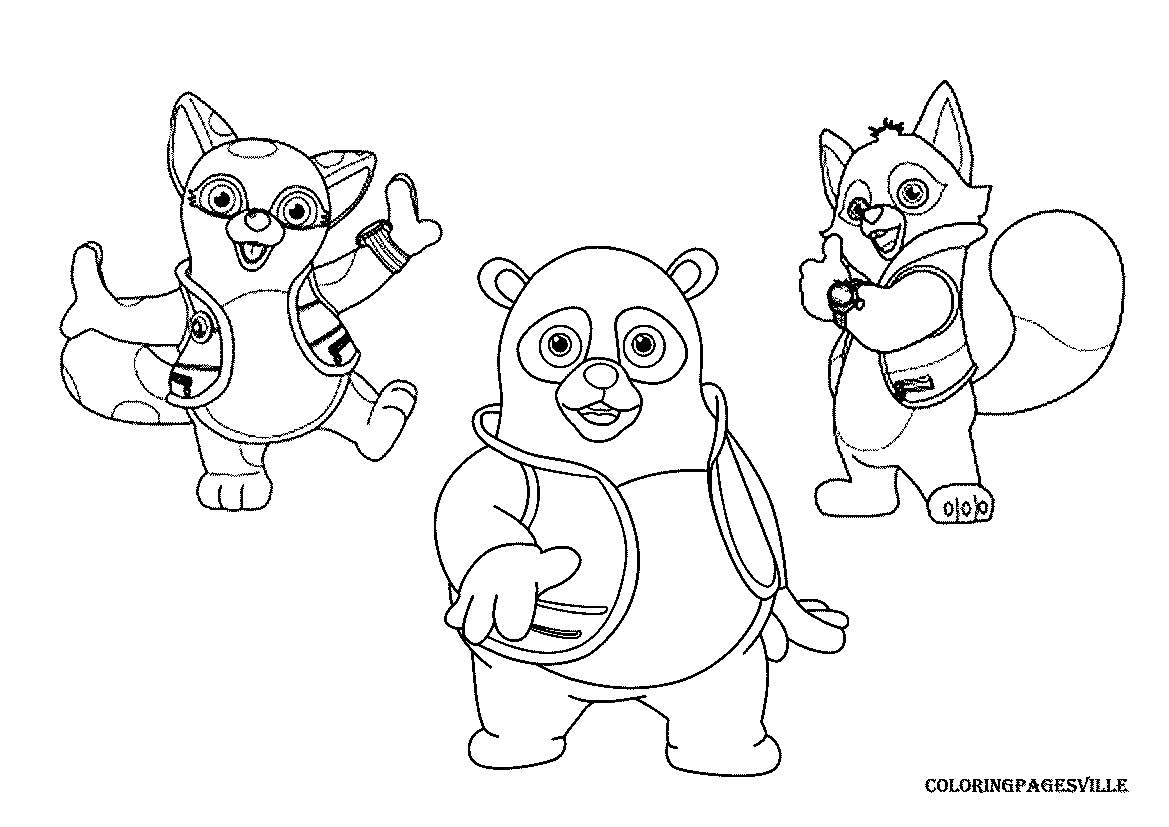 Special Agent Oso coloring pages