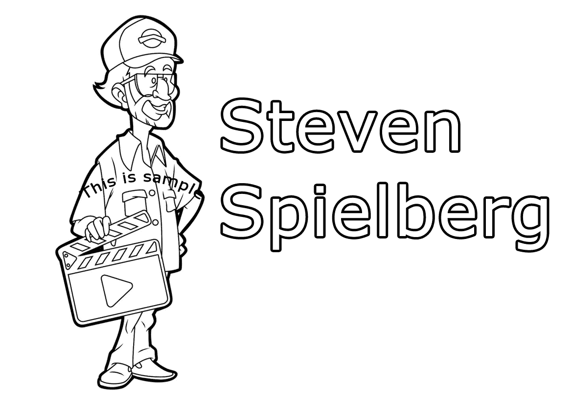 Steven Spielberg Coloring Pages