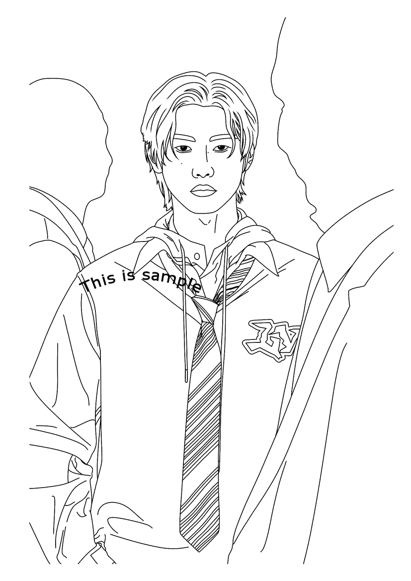 Sunghoon Coloring Pages