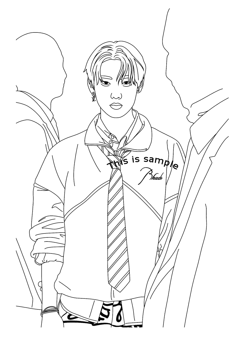 Sunoo Coloring Pages