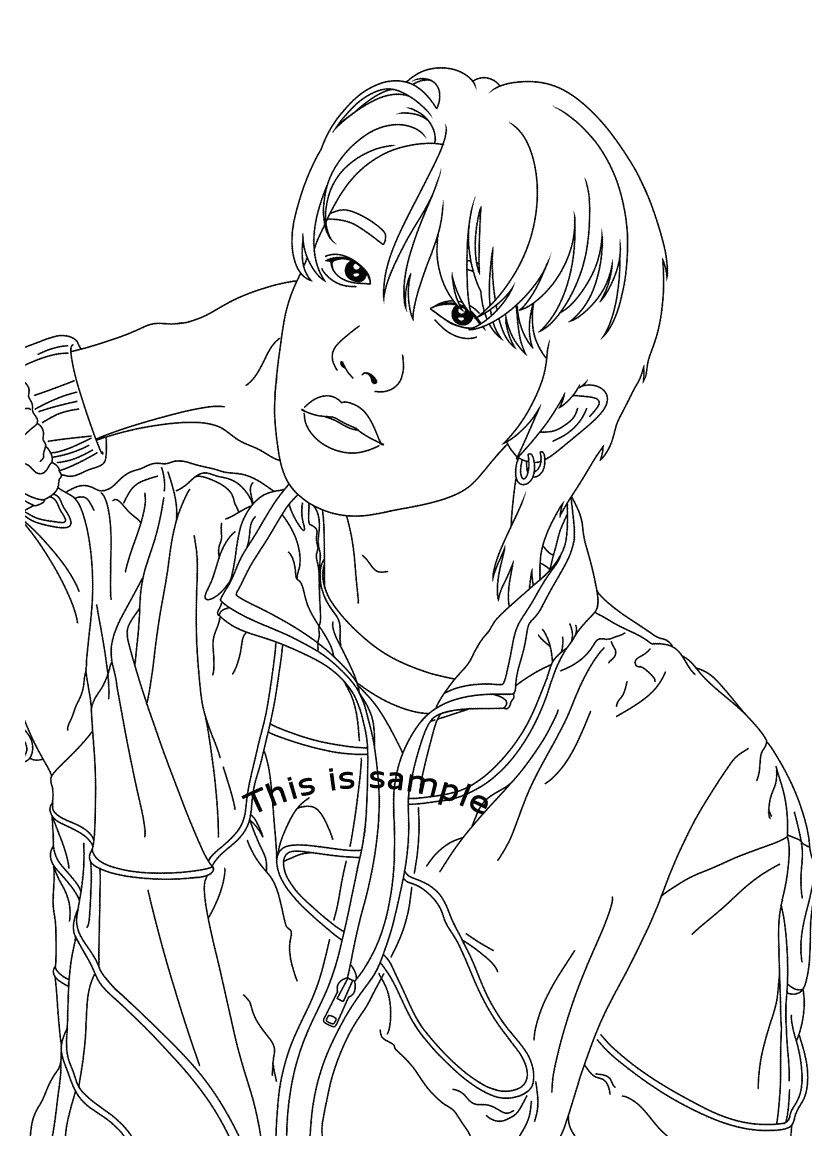 The8 Coloring Pages