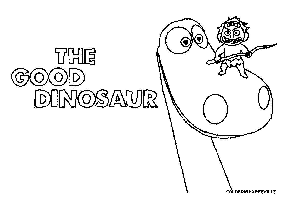 The Good Dinosaur coloring pages