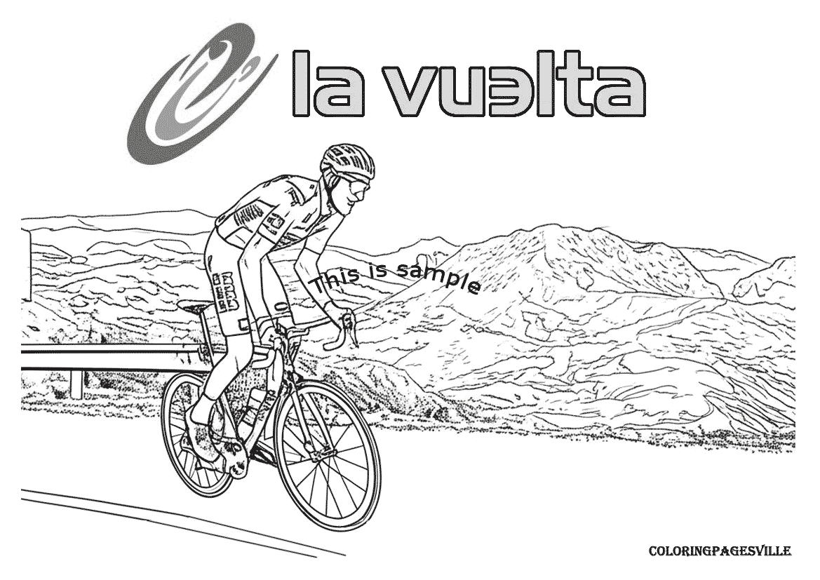 Vuelta Coloring Pages