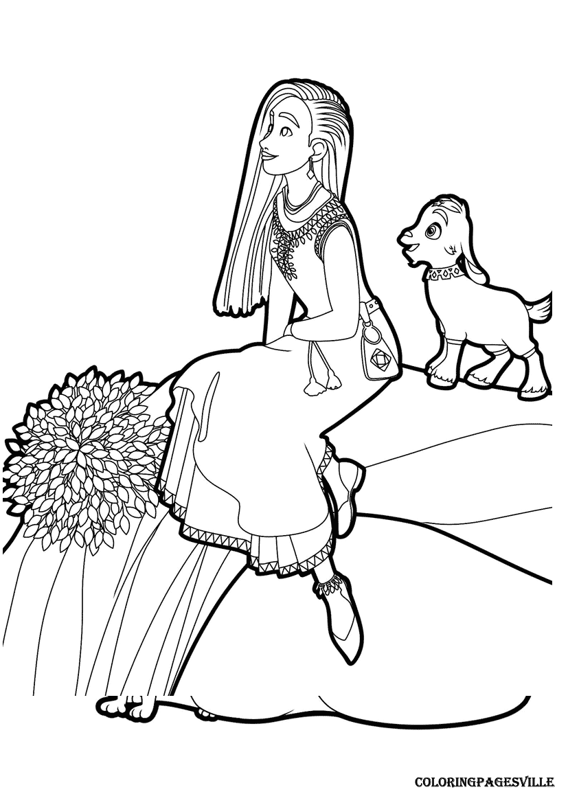 Wish coloring pages